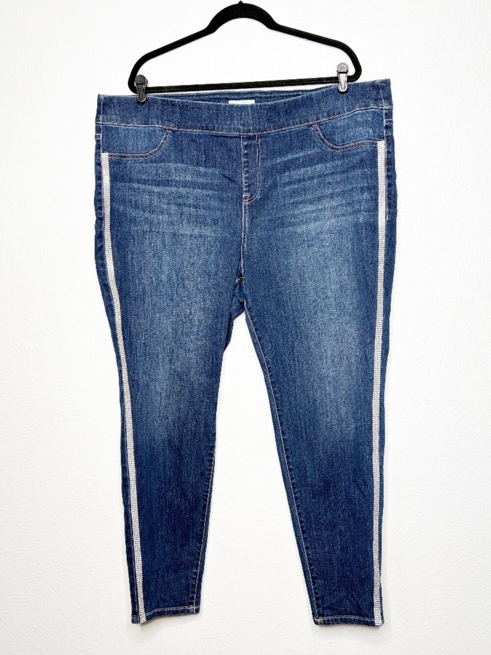 Lane Bryant Dark Wash Flex Magic Waistband High Rise Jegging Size 24